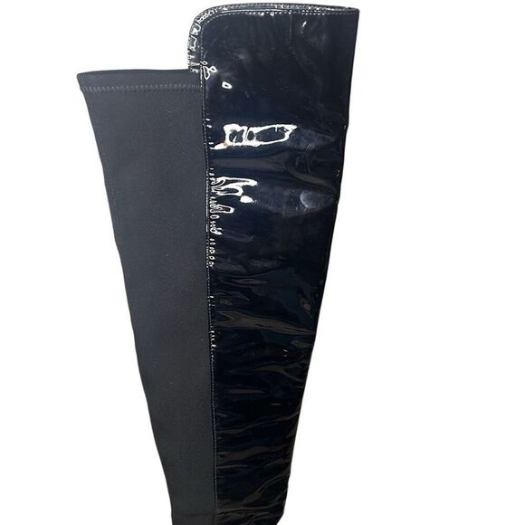 Stuart Weitzman Women’s Size 35.5 Patent Leather Over the Knee Left Boot Amputee - Picture 4 of 6